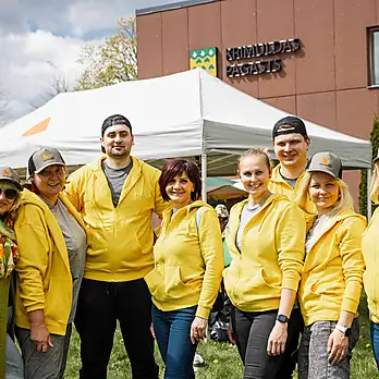 Projekts "Rūpēs par rītdienu 2" stiprina biedrības komandu